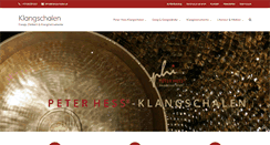 Desktop Screenshot of klangschalen.at